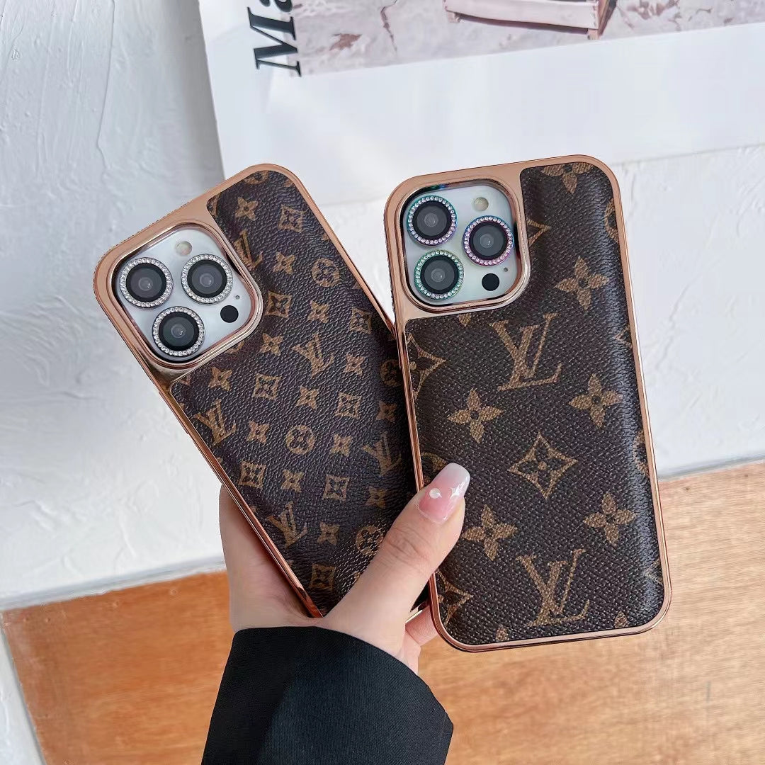 Lv Monogram Phone Case For Iphone 16 Pro Max Plus Series