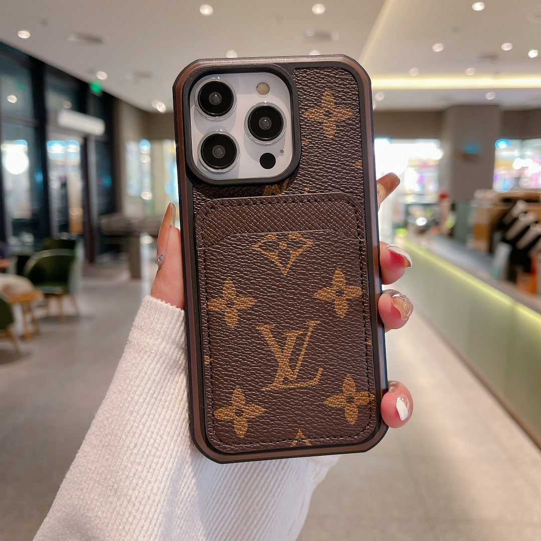 Luxury Phone Case Card Holder Iphone 16 Pro Max Series