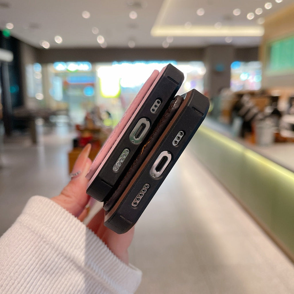 Luxury Phone Case Card Holder Iphone 16 Pro Max Series