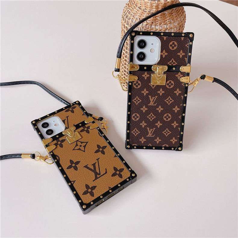 Lv Trunk Phone Case For Iphone 11 12 13 14 15 Pro Max Plus Series