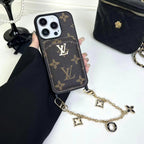Lv Monogram Card Holder Case Wallet For Iphone 11 12 13 14 15 16 Pro Max Plus