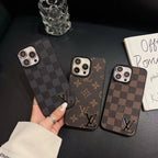 Lv Monogram Luxury Case Iphone 12 13 14 15 16 Pro Max