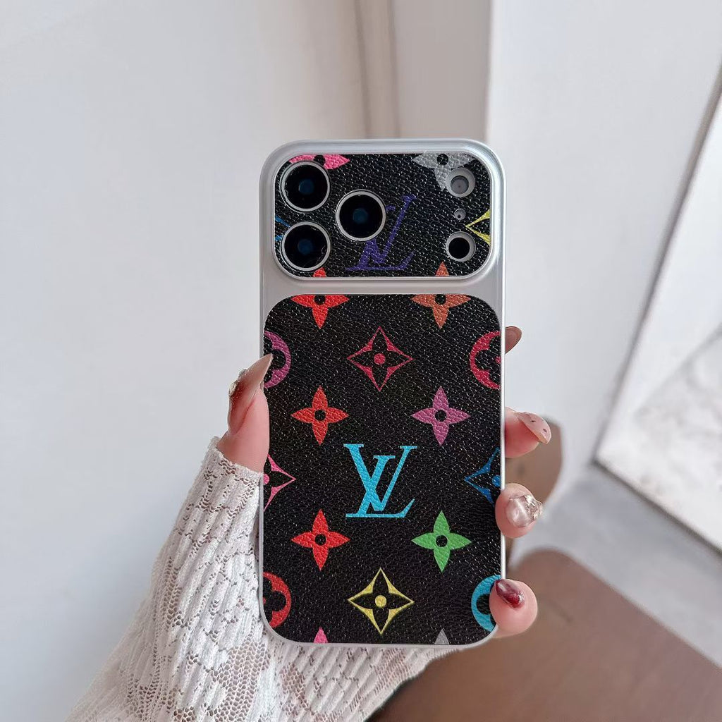 Multicolor Monogram Lv-Style Phone Case For Iphone 13-17 / Pro / Pro Max / Plus / Air